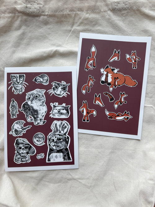 Cat Memes - Sticker (A6)