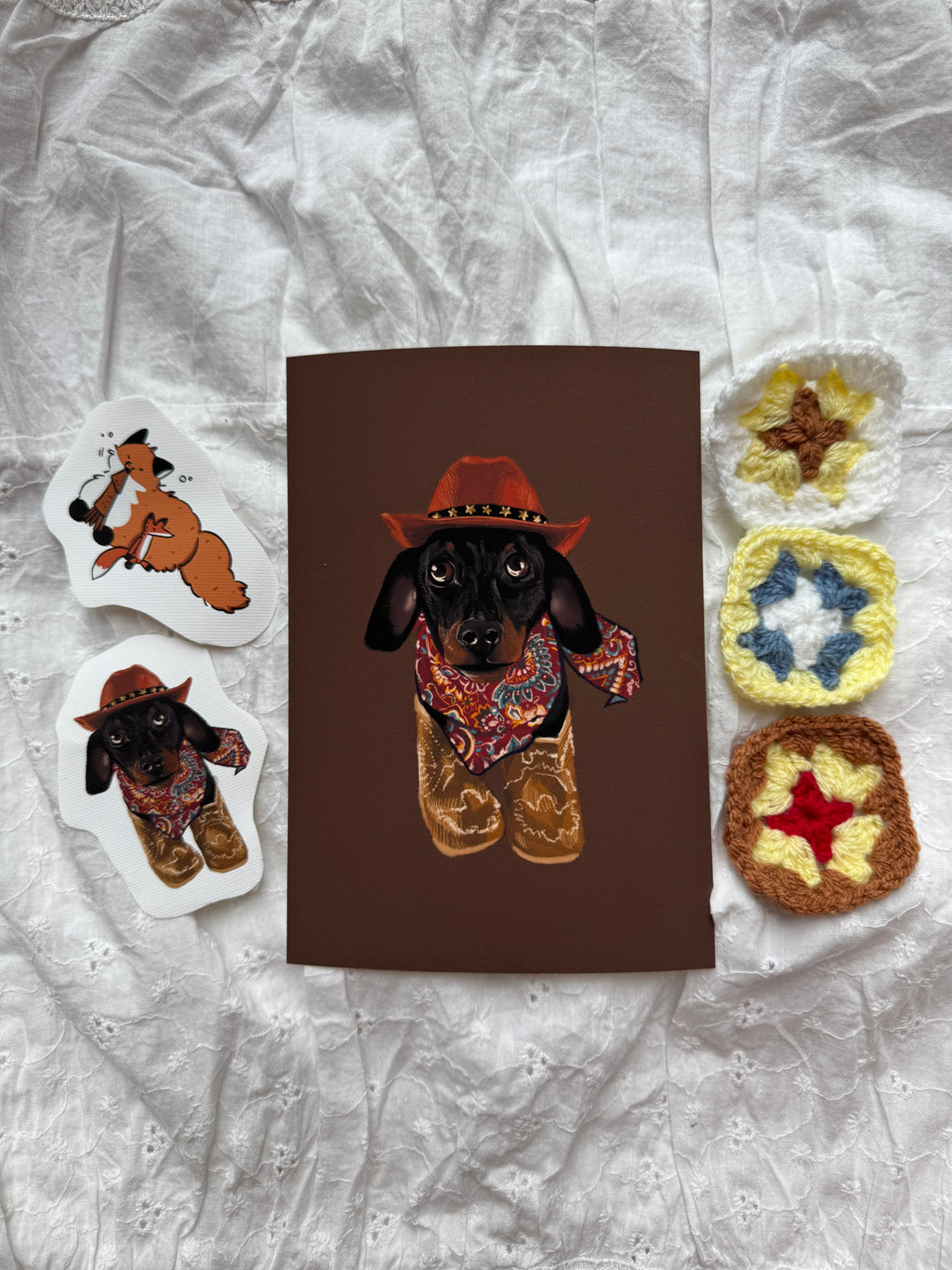 Cowboy Doggy - Print (A5)