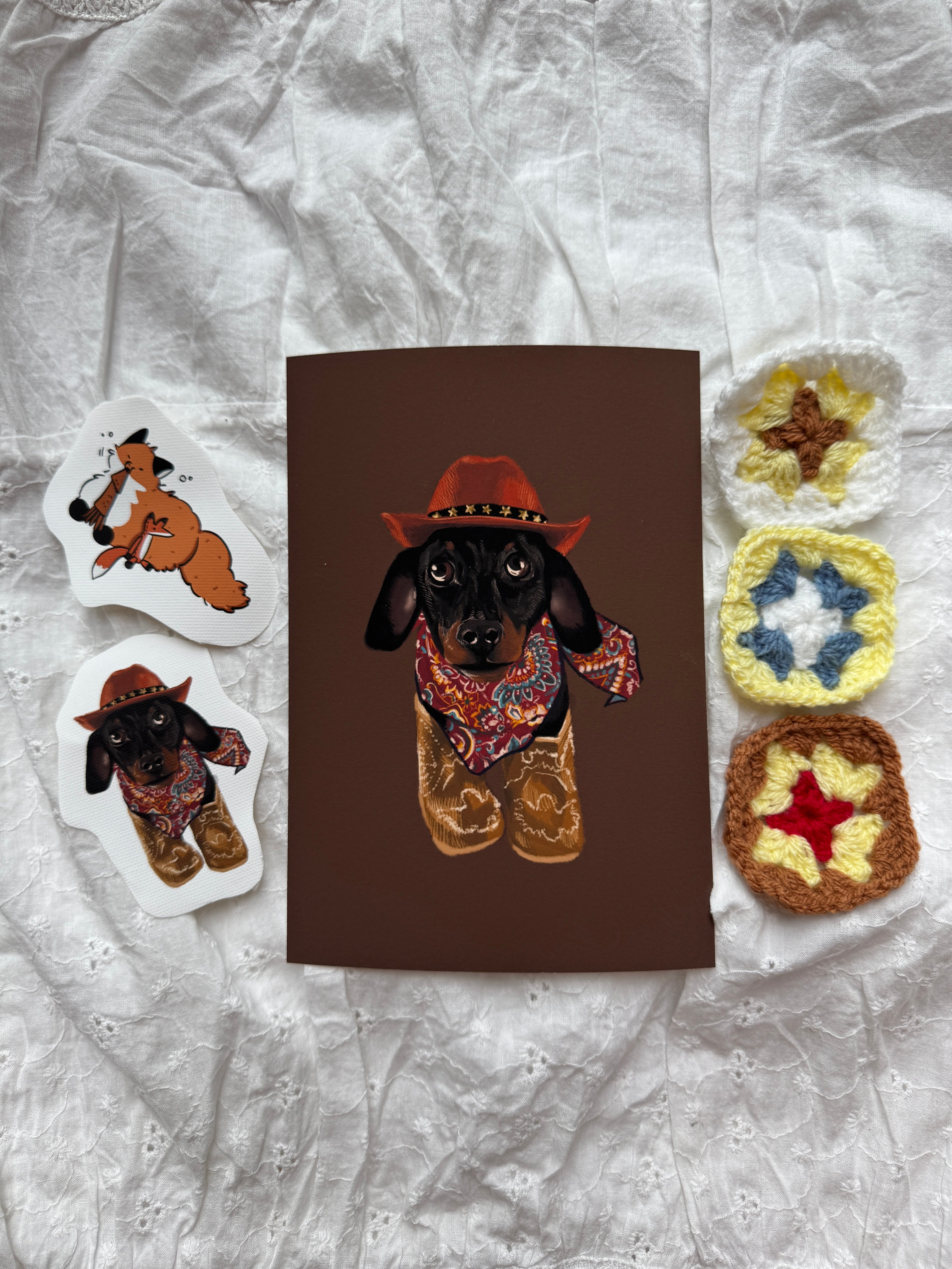 Cowboy Doggy - Print (A5)