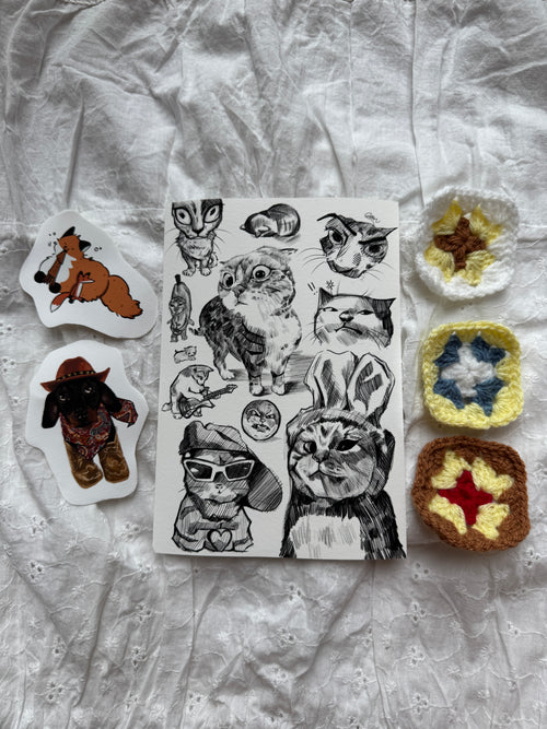 Cat Memes - Print (A5)