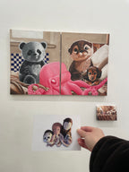 My Plushies - Original Painting