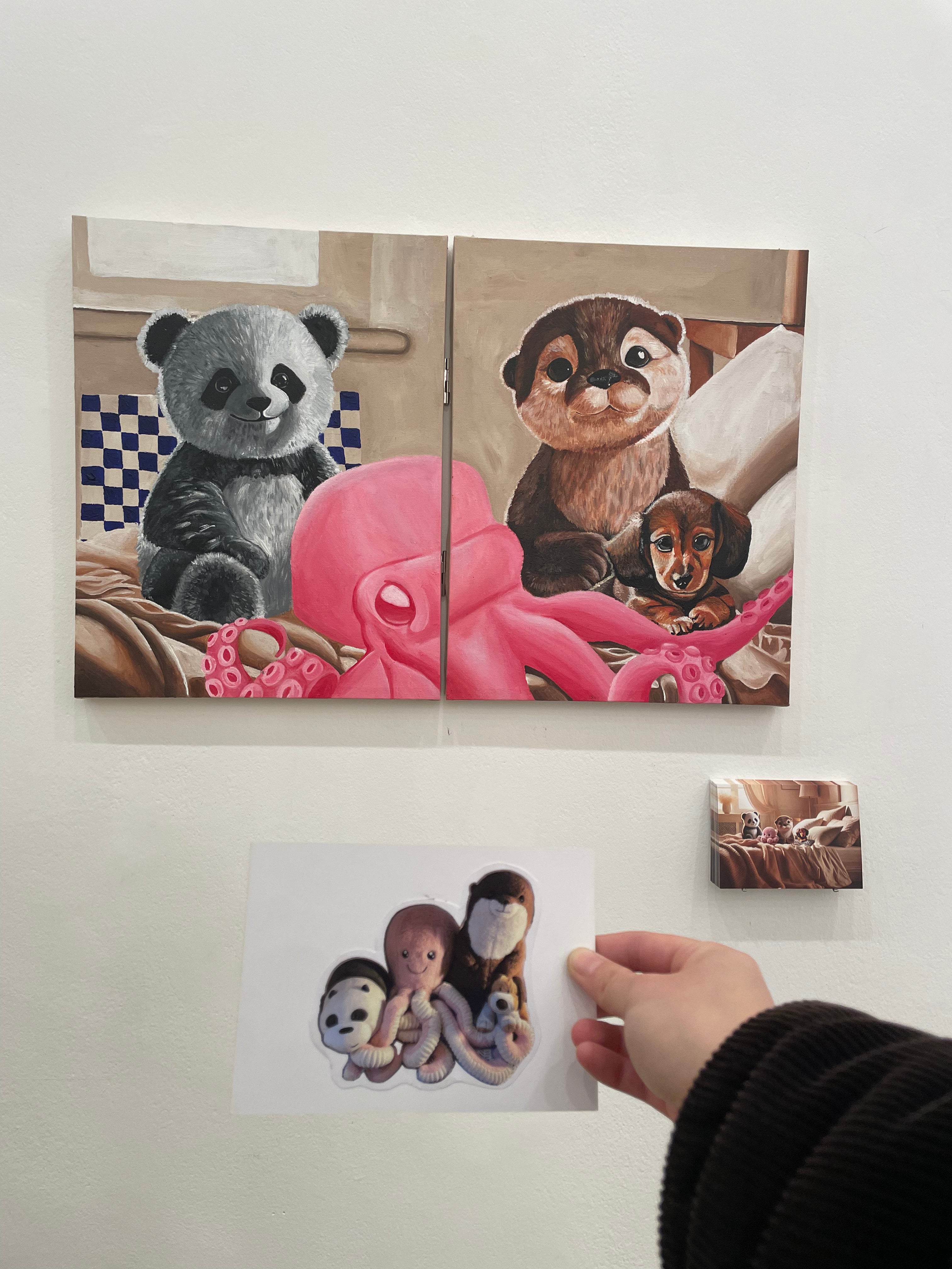 My Plushies - Original Painting
