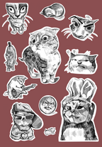 Cat Memes - Sticker (A6)