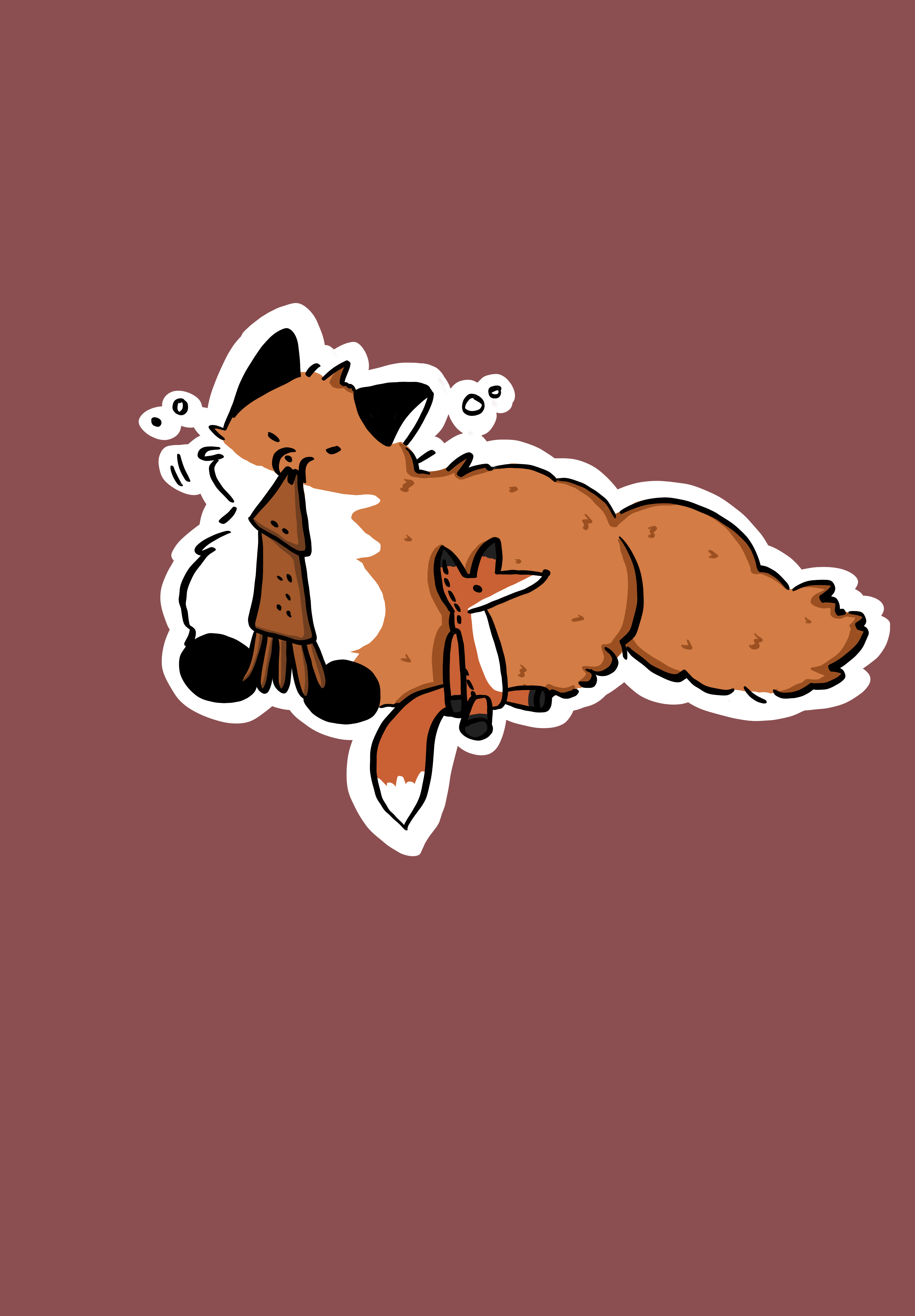 Foxy - Sticker (7cm)